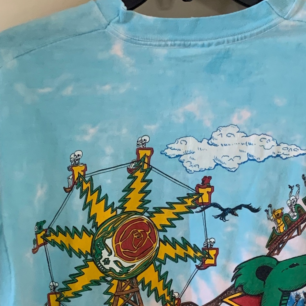 Colorful Roller Coaster Adult Grateful DeadT-Shirt, L - Picture 8 of 10